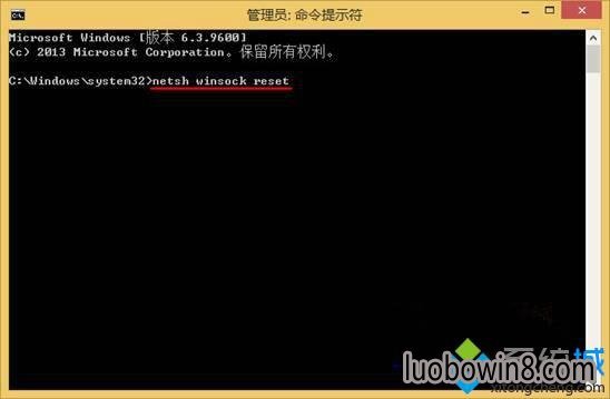 롰netsh winsock reset