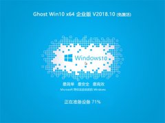 ܲ԰ Ghost Win10 64λ ҵ V201810(輤)